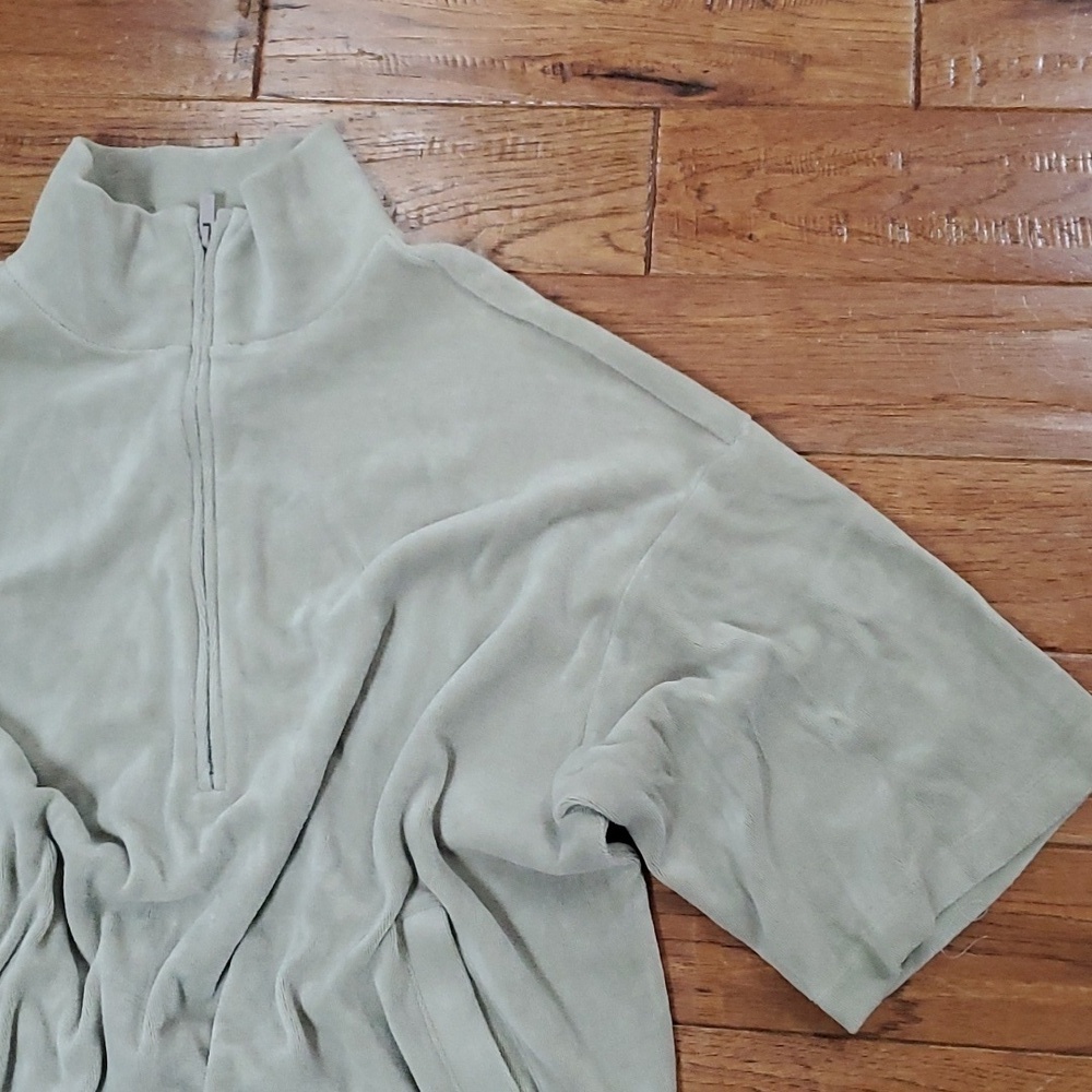 Fear of God Essentials Half Zip Terry Cloth pullover sweater - Picture 4 of 13